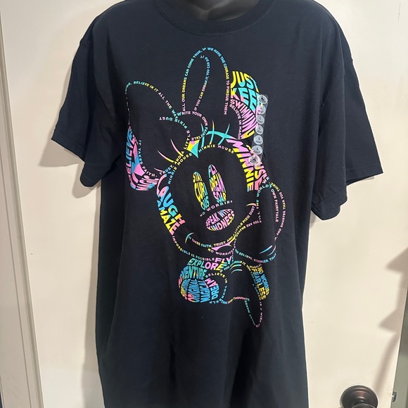Disney Tops - 4/$16 Womens Black Mini Mouse Graphic T-Shirt